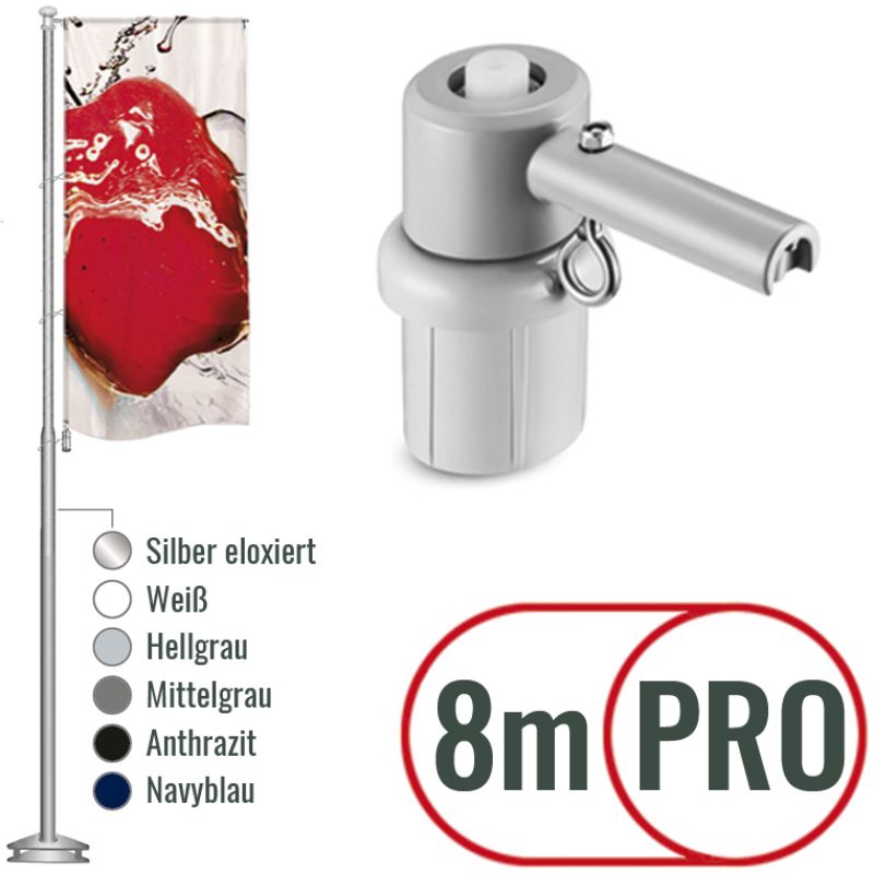 Fahnenmast Ausleger Pro 800cm Fahnenmast Ausleger Pro 800cm